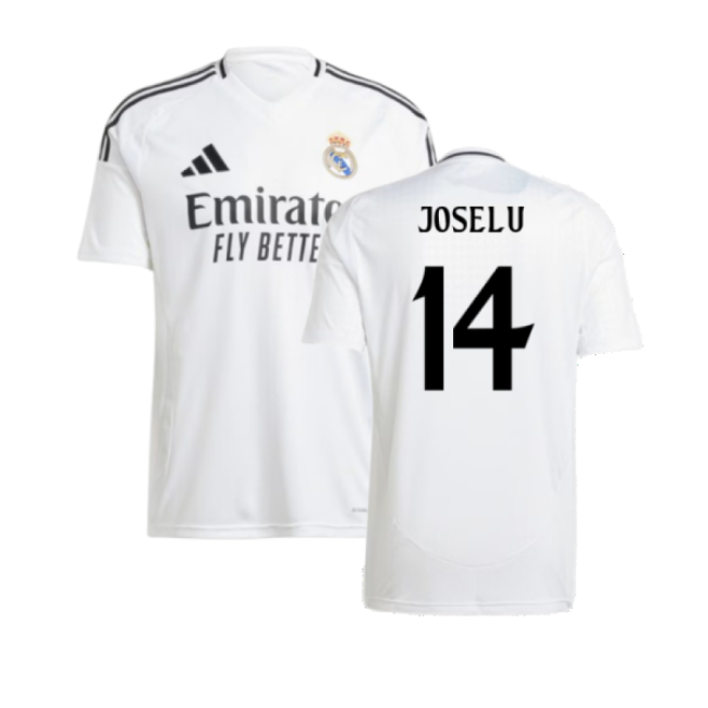 2024-2025 Real Madrid Home Shirt (Joselu 14)-The Soccer Shirt Hub