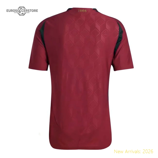 2024-2025 Belgium Authentic Home Shirt (De Bruyne 7)-The Soccer Shirt Hub