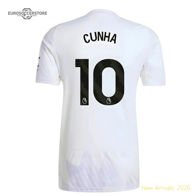 2025-2026 Man Utd Away Shirt (Cunha 10)-The Soccer Shirt Hub