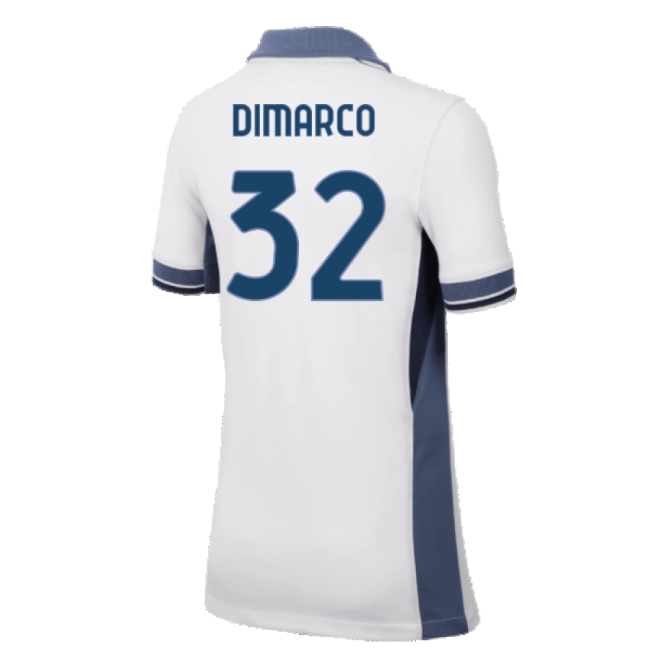 2024-2025 Inter Milan Away Shirt (Kids) (Dimarco 32)-The Soccer Shirt Hub