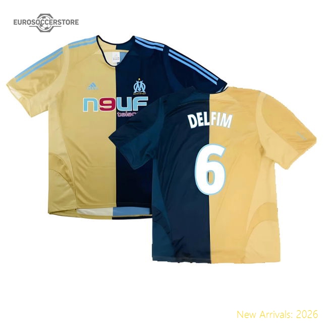 Marseille 2005-06 Third Shirt ((Excellent) L) (Delfim 6)-The Soccer Shirt Hub
