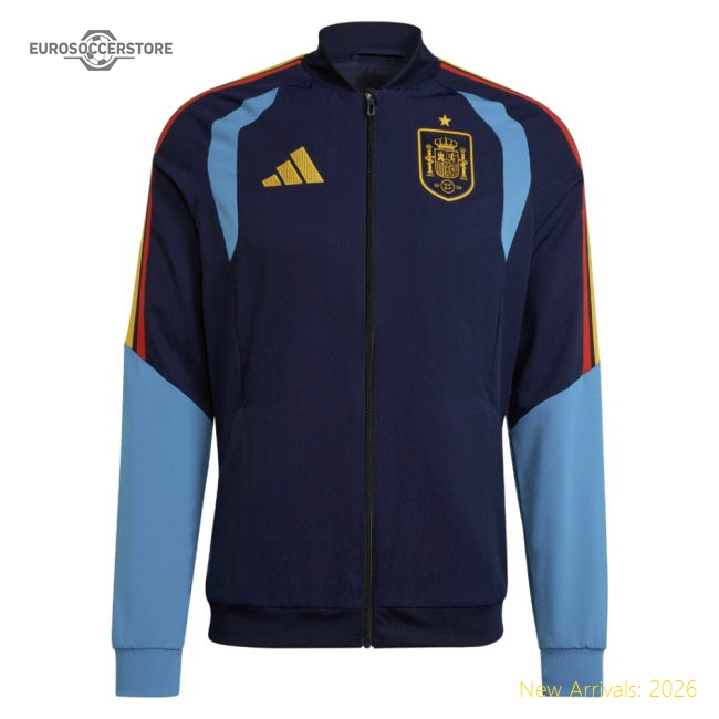 2026-2027 Spain Presentation Jacket (Night Indigo)-The Soccer Shirt Hub