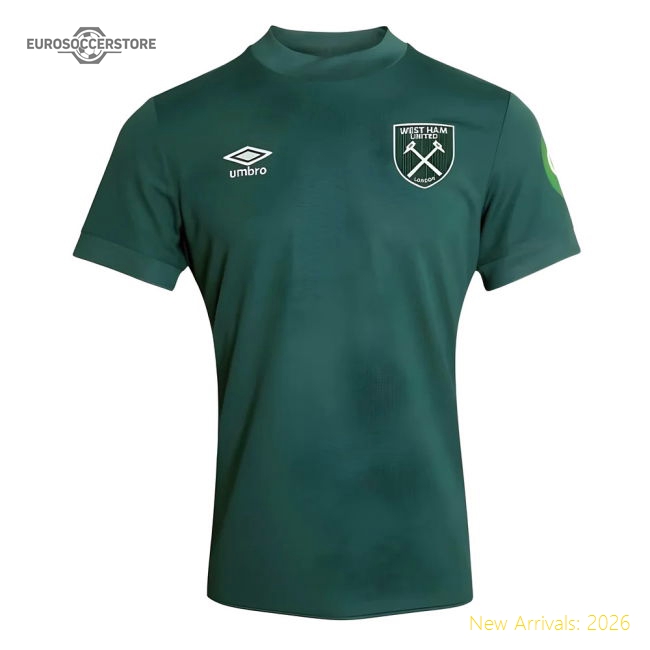 2024-2025 West Ham Goalkeeper Shirt (Green) - Kids-The Soccer Shirt Hub