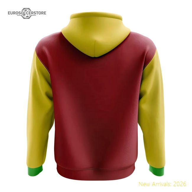 Mali Concept Country Football Hoody (Red)-The Soccer Shirt Hub