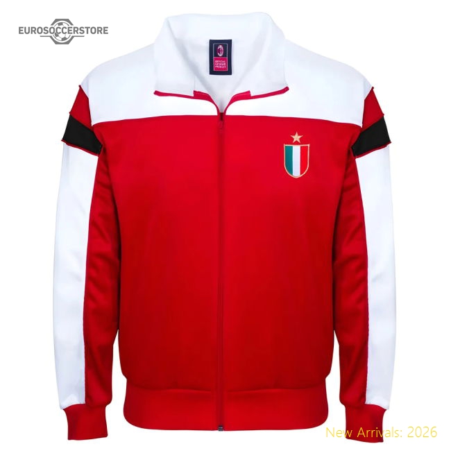 AC Milan 1988 Retro Football Track Jacket-The Soccer Shirt Hub