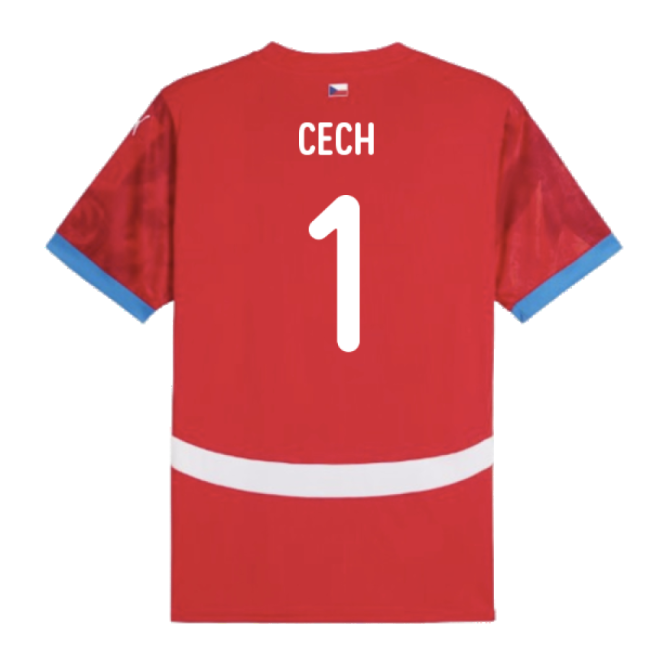 2024-2025 Czech Republic Home Shirt (Cech 1)-The Soccer Shirt Hub