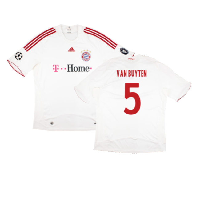 Bayern Munich 2008-09 Third Shirt ((Very Good) XXL) (Van Buyten 5)-The Soccer Shirt Hub