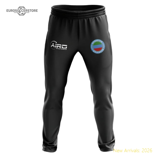 Dagestan Concept Football Training Pants (Black)-The Soccer Shirt Hub