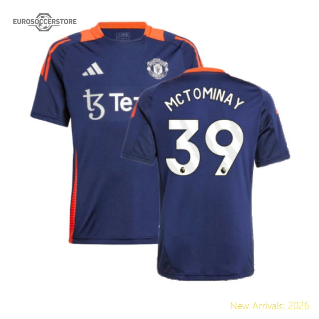 2024-2025 Man Utd Training Jersey (Night Indigo) - Kids (McTominay 39)-The Soccer Shirt Hub