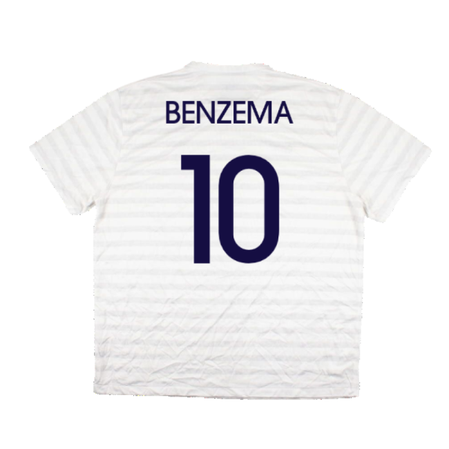 France 2014-15 Away Shirt ((Very Good) XXL) (Benzema 10)-The Soccer Shirt Hub