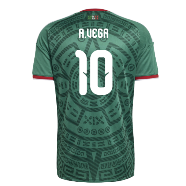 2026-2027 Mexico Home Shirt (A.Vega 10)-The Soccer Shirt Hub