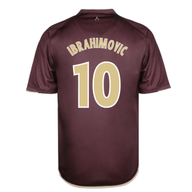 2006-2007 PSG Away Retro Shirt (IBRAHIMOVIC 10)-The Soccer Shirt Hub