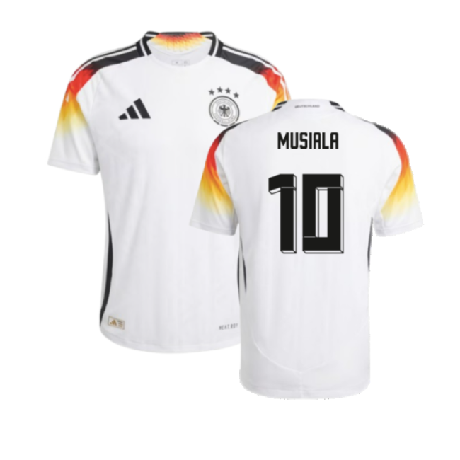 2024-2025 Germany Authentic Home Shirt (Musiala 10)-The Soccer Shirt Hub