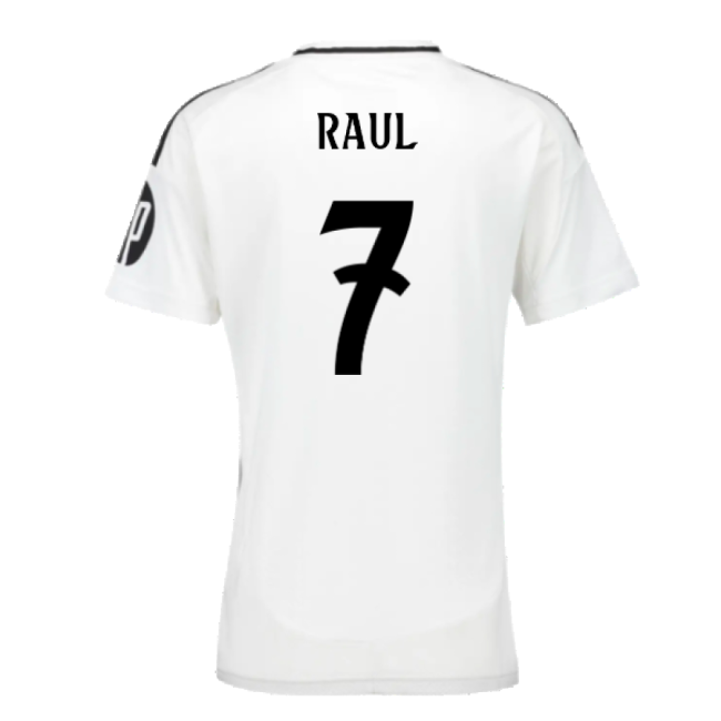 2024-2025 Real Madrid Home Shirt (Womens) (Raul 7)-The Soccer Shirt Hub