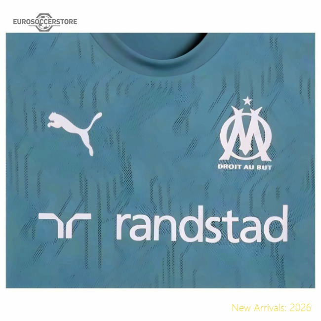 2024-2025 Marseille Training Shirt (Bold Blue)-The Soccer Shirt Hub