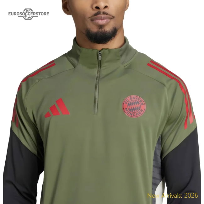 2025-2026 Bayern Munich EU Training Top (Base Green)-The Soccer Shirt Hub
