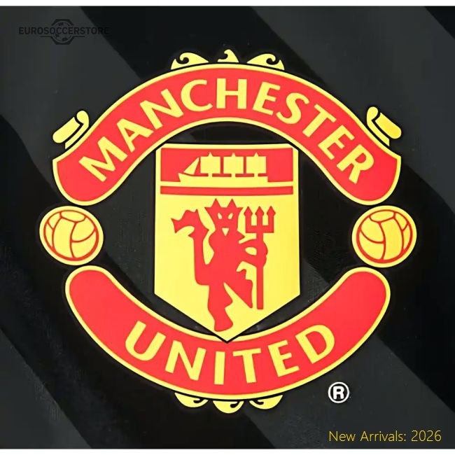2012-13 Man Utd Nike Training Shirt (Black) - Kids-The Soccer Shirt Hub