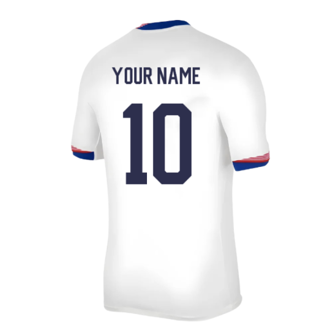 2024-2025 United States USA Home Shirt (Your Name)-The Soccer Shirt Hub