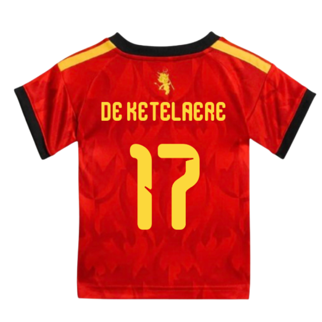 2026-2027 Belgium Home Baby Kit (De Ketelaere 17)-The Soccer Shirt Hub