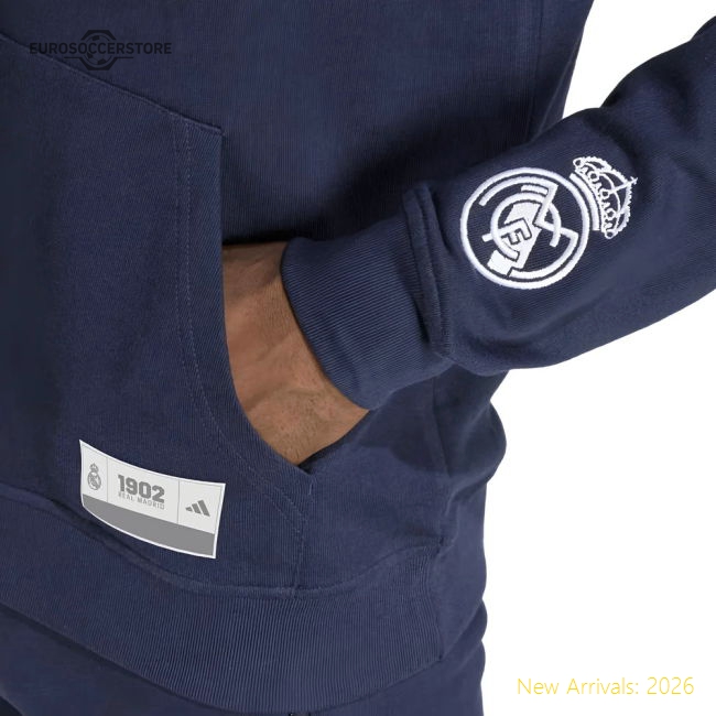 2025-2026 Real Madrid US Hoody (Legend Ink)-The Soccer Shirt Hub