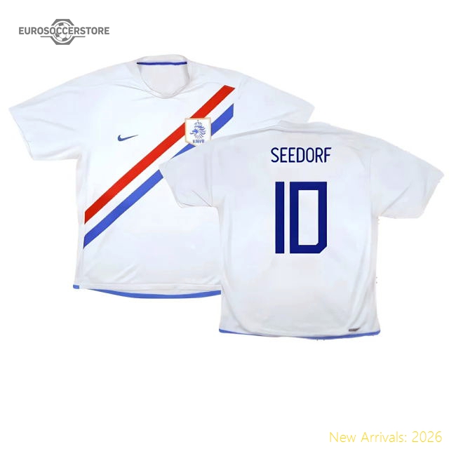 Holland 2006-08 Away Shirt ((Very Good) S) (Seedorf 10)-The Soccer Shirt Hub