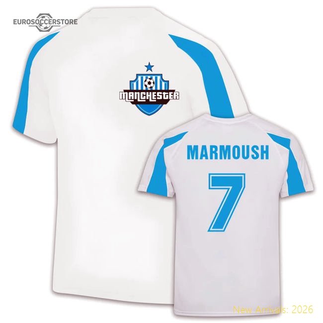 Manchester City Sports Training Jerseys (Marmoush 7)-The Soccer Shirt Hub