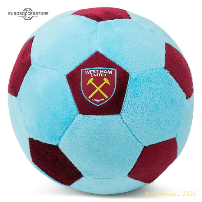 West Ham United FC Plush Football-The Soccer Shirt Hub