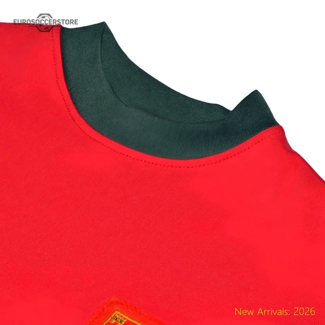 Portugal 1966 Short Sleeve Retro Football Shirt-The Soccer Shirt Hub