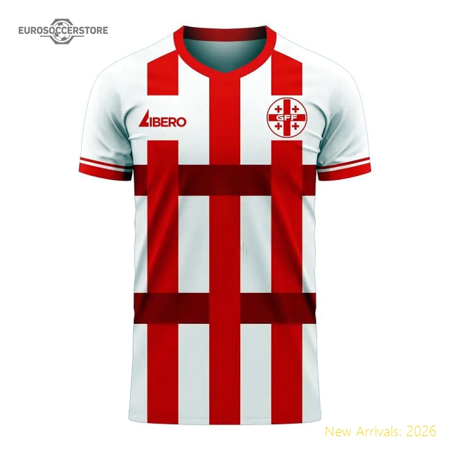 Georgia 2025-2026 Home Concept Football Kit (Libero)-The Soccer Shirt Hub