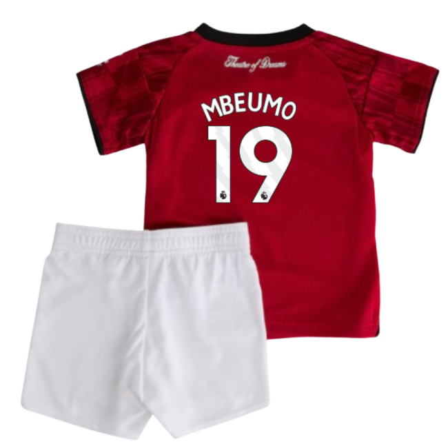2025-2026 Man Utd Home Baby Kit (Mbeumo 19)-The Soccer Shirt Hub