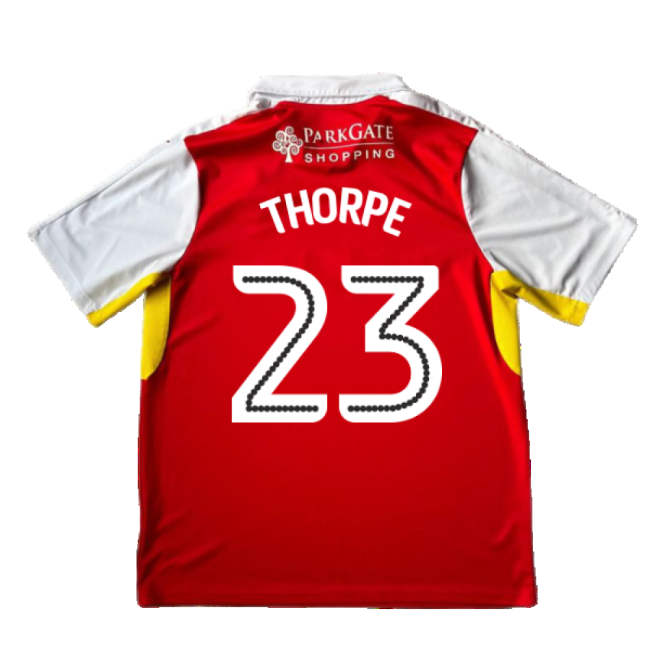Rotherham 2016-17 Home Shirt ((Good) XL) (Thorpe 23)-The Soccer Shirt Hub