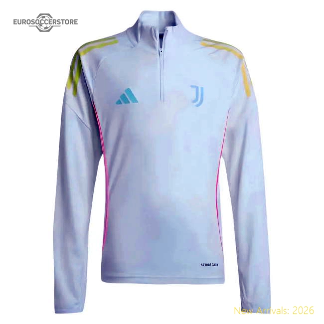 2025-2026 Juventus Training Top (White) - Kids-The Soccer Shirt Hub