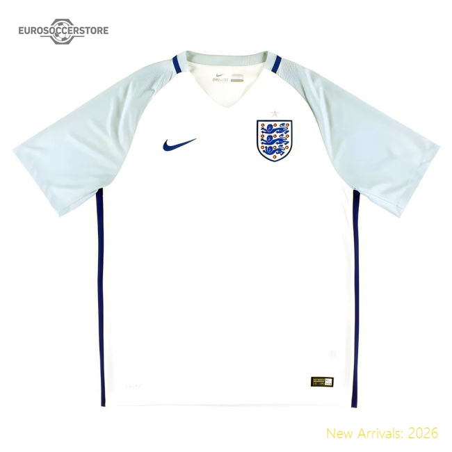 England 2016-17 Home Shirt (M) (Good)-The Soccer Shirt Hub