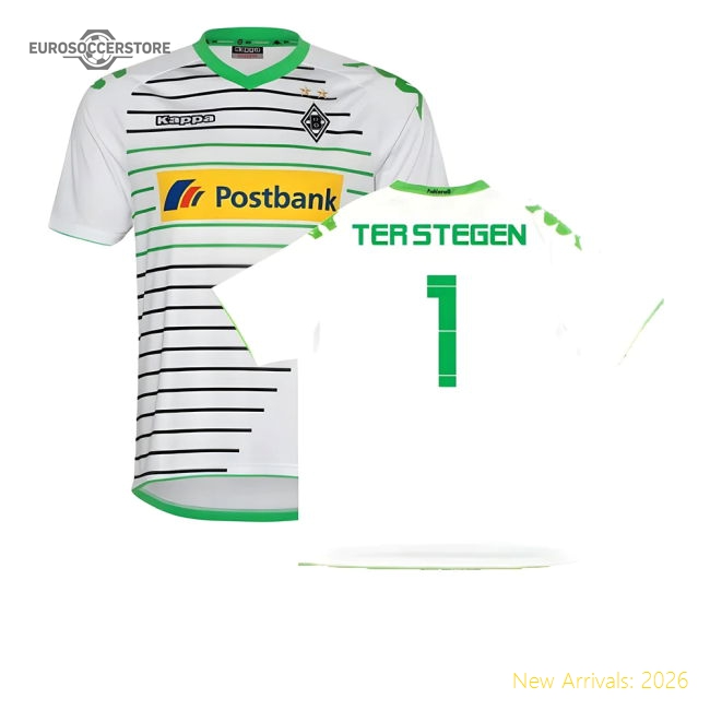 Borussia Monchengladbach 2013-14 Home Shirt ((Excellent) XXL) (Ter Stegen 1)-The Soccer Shirt Hub