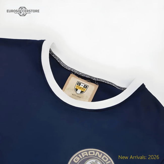 Bordeaux 12th Man - Navy/White Ringer-The Soccer Shirt Hub