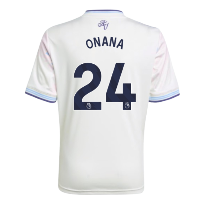 2025-2026 Aston Villa Third Shirt - Kids (Onana 24)-The Soccer Shirt Hub