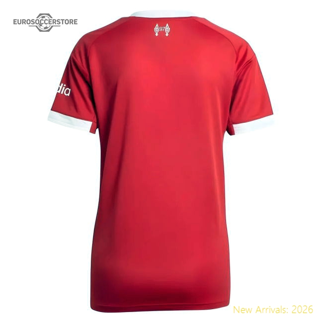 2025-2026 Liverpool Home Shirt (Womens)-The Soccer Shirt Hub