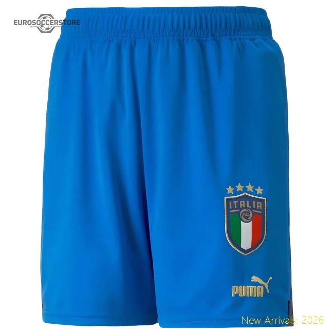 2022-2023 Italy Home Shorts (Blue) - Kids-The Soccer Shirt Hub
