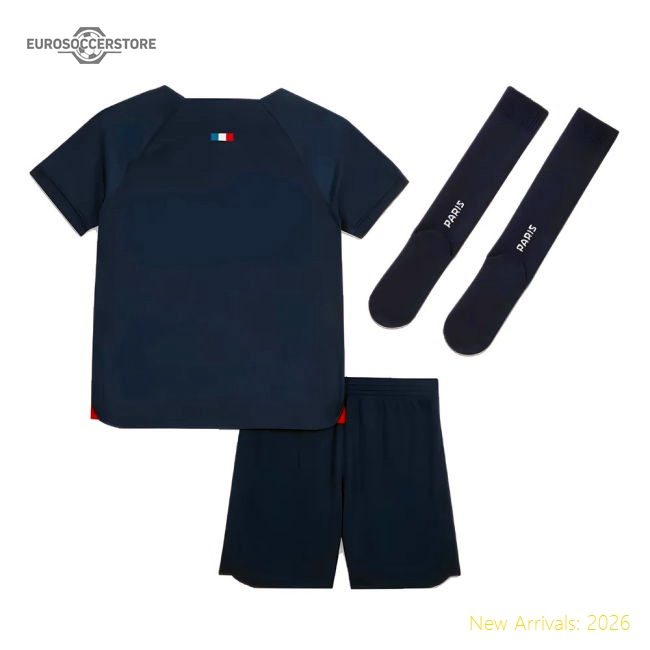 2023-2024 PSG Home Mini-Kit-The Soccer Shirt Hub