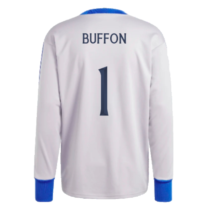 2023-2024 Italy Goalkeeper Icon Jersey (Grey) (Buffon 1)-The Soccer Shirt Hub