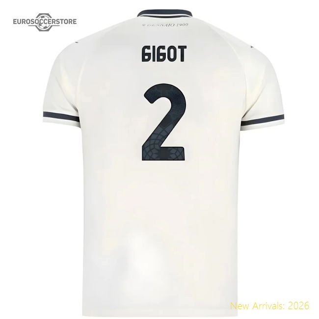 2025-2026 Lazio Away Shirt - Kids (Gigot 2)-The Soccer Shirt Hub