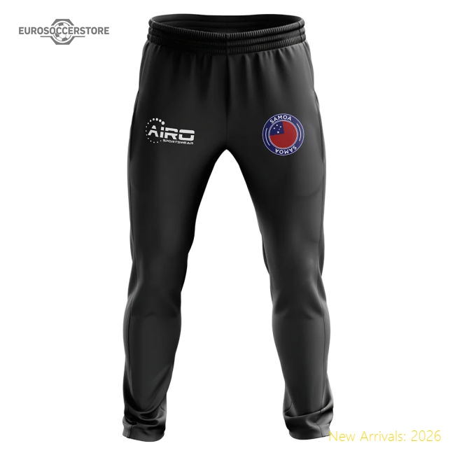Samoa Concept Football Training Pants (Black)-The Soccer Shirt Hub