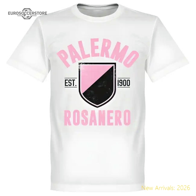 Palermo Established T-Shirt - White-The Soccer Shirt Hub