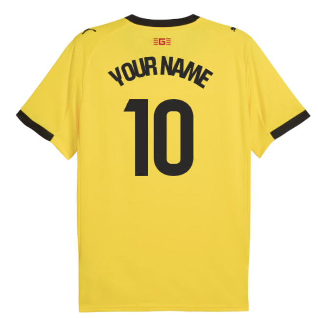 2025-2026 Girona Away Shirt (Your Name)-The Soccer Shirt Hub