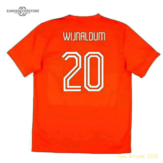 Holland 2014-15 Home Shirt (Good) (Wijnaldum 20)-The Soccer Shirt Hub