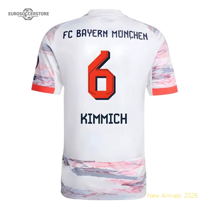 2025-2026 Bayern Munich Away Shirt (Kimmich 6)-The Soccer Shirt Hub