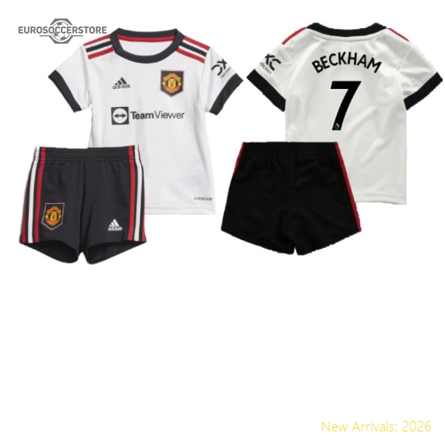 2022-2023 Man Utd Away Baby Kit (BECKHAM 7)-The Soccer Shirt Hub