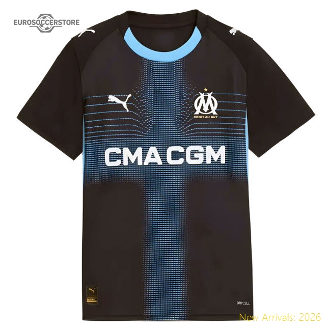 2025-2026 Marseille Away Shirt (Kids)-The Soccer Shirt Hub