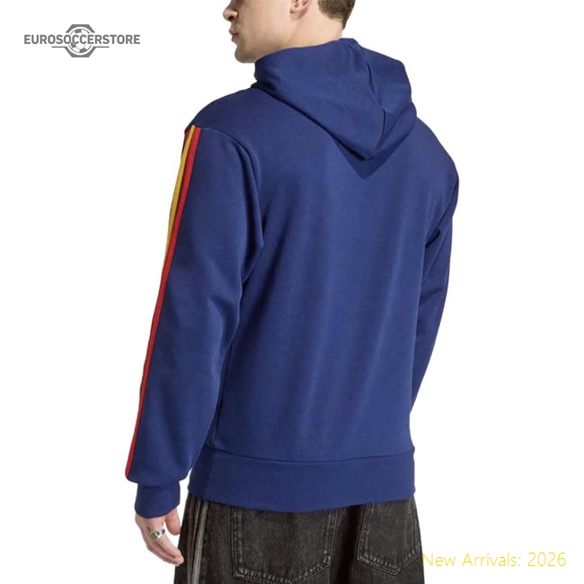 2026-2027 Spain DNA Hooded Top (Dark Blue)-The Soccer Shirt Hub