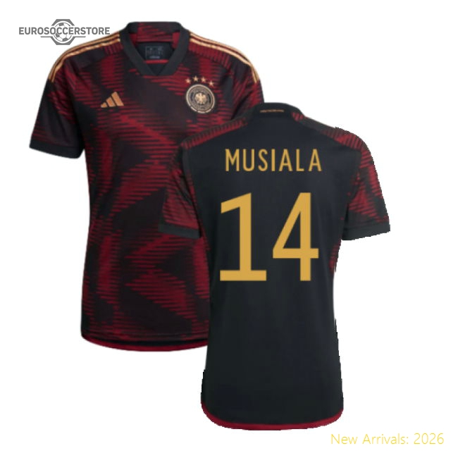 2022-2023 Germany Away Shirt (MUSIALA 14)-The Soccer Shirt Hub